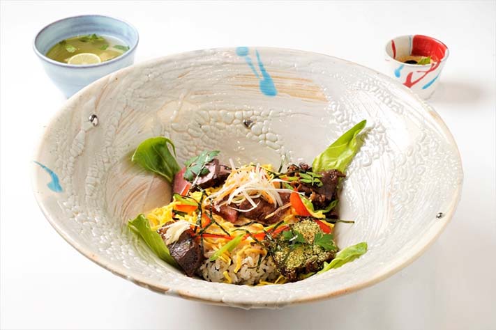 どんぶりの味比べ里山懐石