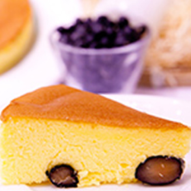 黒豆チーズケーキ